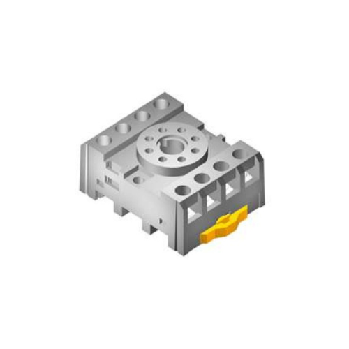 Soynia Electronics Relay Socket 8 Pin Sq. Rail Mtd.