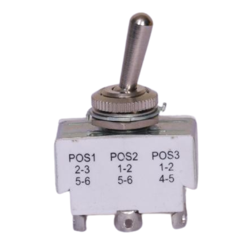 Gilard 726-2229 - T/SWITCH DPDT ON-ON-ON 10 AMP.