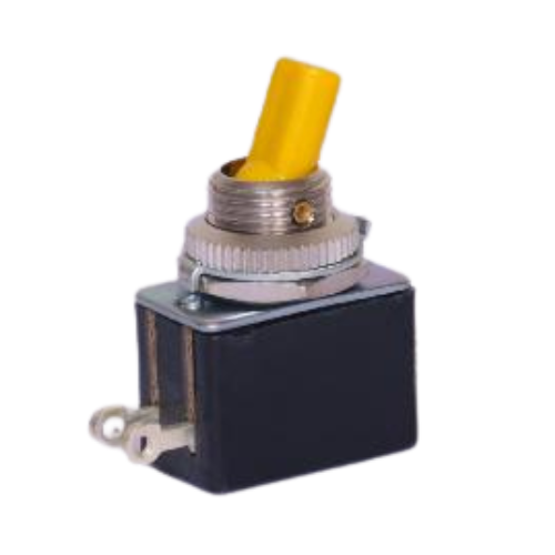 Gilard 713-11Y - TOGGLE SWITCH SPDT 4.5 AMP.YELLOW